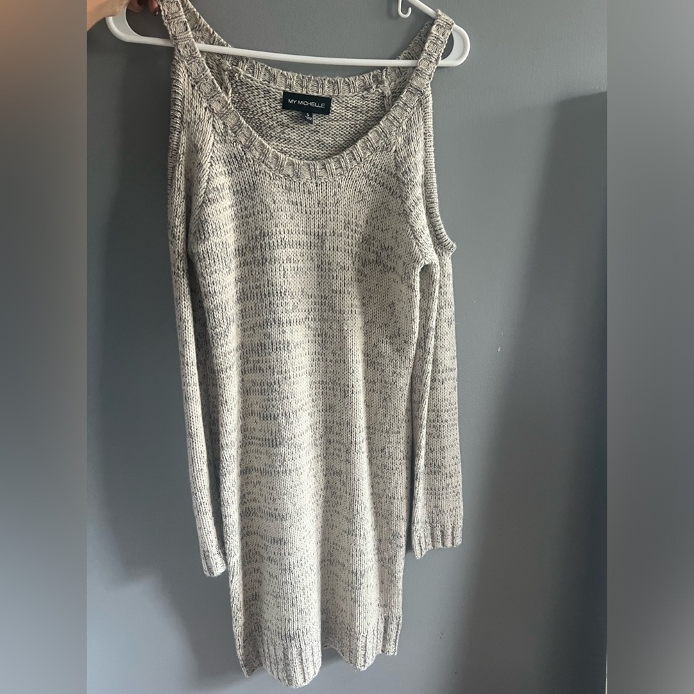 Off the shoulder Sweater Dress